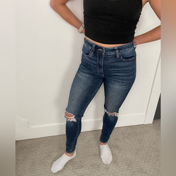 Vintage High Waist Skinny Jeans American Eagle - Picture 3 of 6